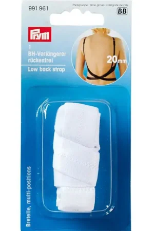 Aanbieding BH-Bretellen Rugvrij Wit 20mm