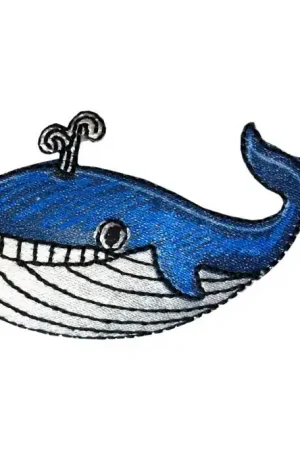 Strijkapplicatie Walvis Hoge Kwaliteit