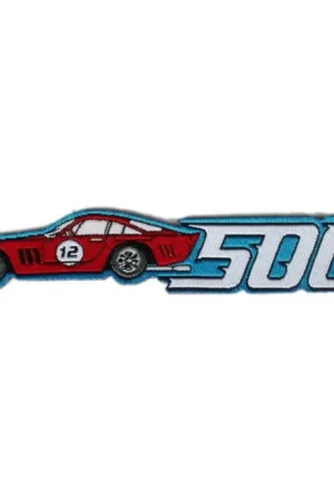 Strijkapplicatie Racewagen 500 Uitverkoop