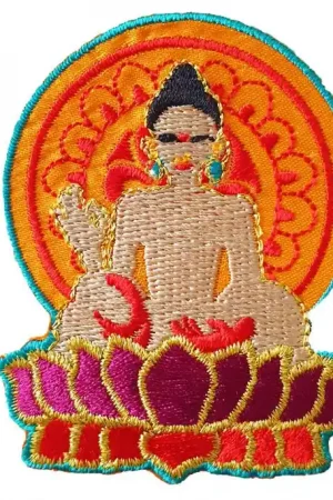 Strijkapplicatie Buddha Op = Op