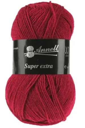 Wol Annell Super Extra - 2013 Donker Rood Premium