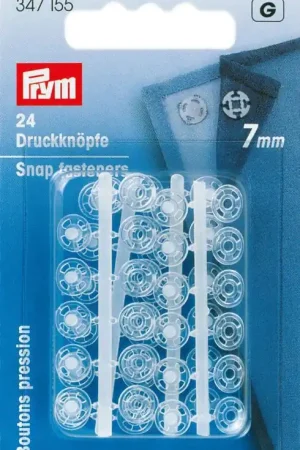 Actieprijs Prym drukknopen transparant 7 mm 347155