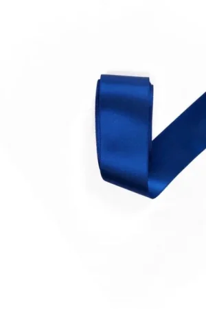 Aanbieding Satijnlint 38 mm blauw 3 meter