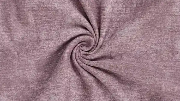 French Terry Donker Oudroze met Jeanslook Print Speciale Aanbieding