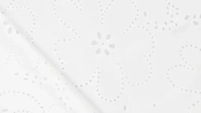 Tijdelijk Beschikbaar Puffy Cotton Voile \\u2013 100% Katoen Borduurstof