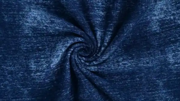 French Terry stof met jeans look \\u2013 donkerblauw navy Superprijs