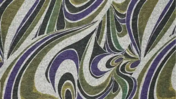 Koop Online Digi Hacci Swirl Flower - Blauw