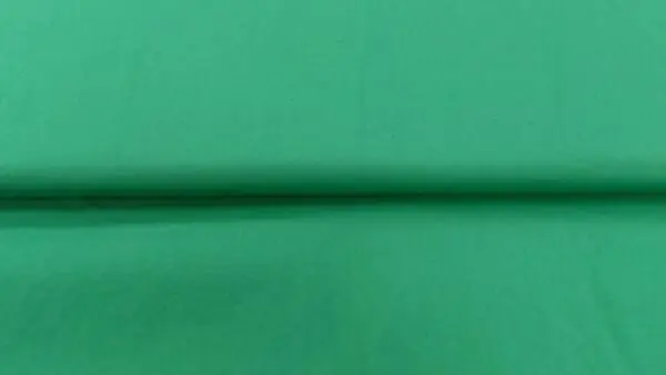 Direct Verzonden Groene Poplin Stretch Katoen Stof - Effen Washed Silicon - Hoge Kwaliteit