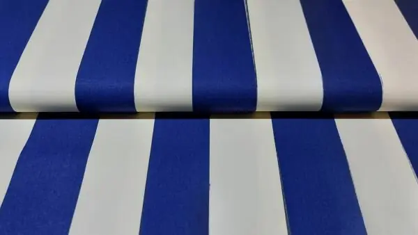 Koop Online Ecru blauwe stevige katoenen stof \\u2013 ideaal voor bekleding