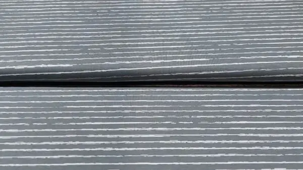 Grijze gestreepte katoen tricot \\/ jersey stof Must-Have