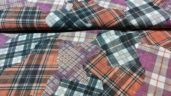 Actieprijs Patchwork stof (doorschijnend)