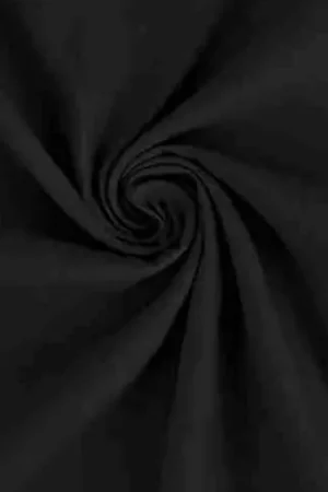 Zwarte uni viscose stof Exclusieve Aanbieding