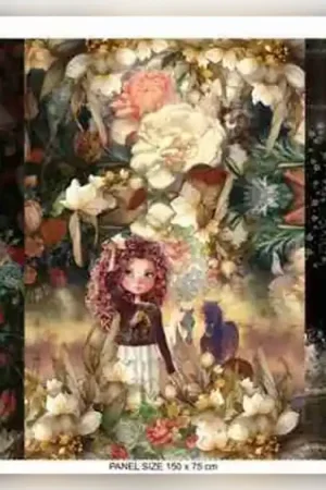 Veilige Betaling Paneelstof French Terry paarden