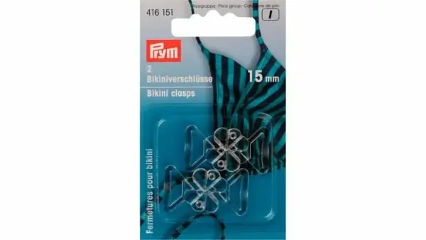 Weekendaanbieding Prym - Bikini Ceintuursluiting Kunststof Klaver 15mm Transparant