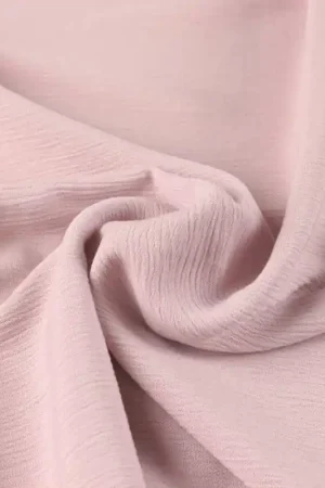 Viscose borken crepe licht oud roze Hete Deal