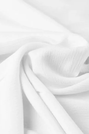 Viscose borken crepe wit Tijdelijk Beschikbaar