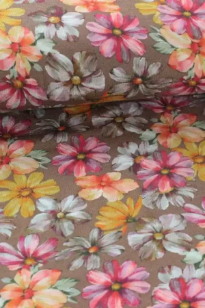 Viscose Tricot Stof Digitaal 75149/1 Favoriet