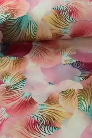 Viscose Tricot Stof Digitaal 61200/4 Snelle Levering