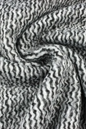 Veilige Betaling Heavy knitted black waves