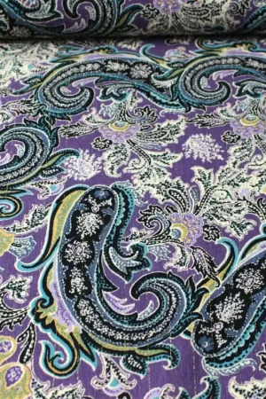 Viscose borken crepe lurex 22053/45 Direct Verzonden