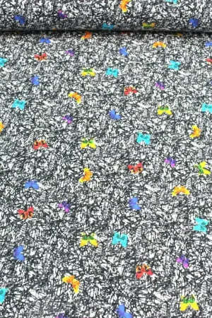 Weekendaanbieding Gekamde Katoen Poplin Stof №292