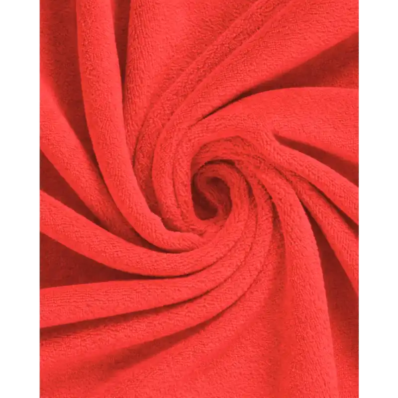 Wellness Fleece Stof Rood Dagaanbieding