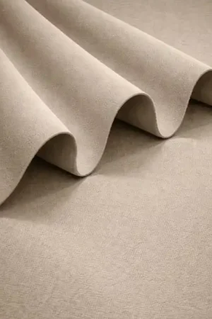 Verduisterende Gordijnstof Black Out Donker Zand Fabrieksprijs