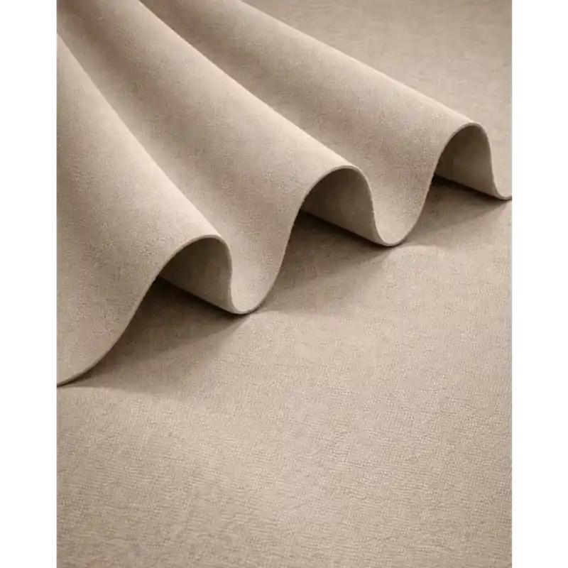 Verduisterende Gordijnstof Black Out Donker Zand Fabrieksprijs