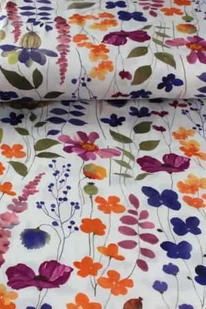 Viscose Satijn Stretch Stof №5912/7 Aanbieding