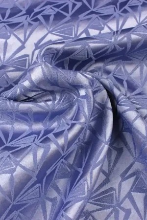 Weekendaanbieding Satijn jacquard stretch rosso lavendel