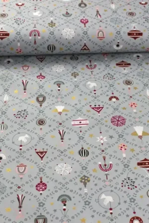 Voordeelprijs Katoen poplin Kerst 20764/63