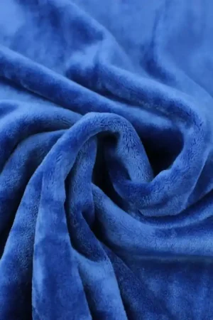 Velvet stretch cobalt Lage Prijs