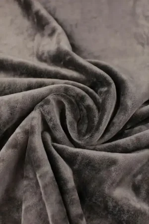 Velvet stretch donkerbruin Nu Kopen