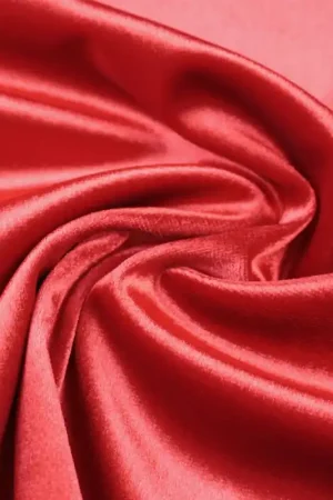 Velvet stretch glans rood Favoriet