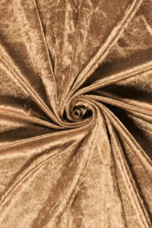 Velours de panne camel Beste Prijs