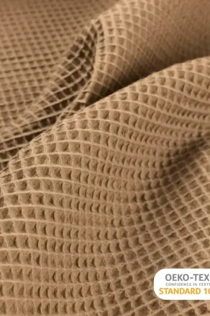 Wafel katoen cognac Premium