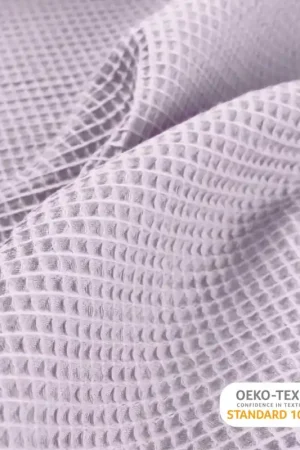 Wafel katoen donkerlila Beste Prijs