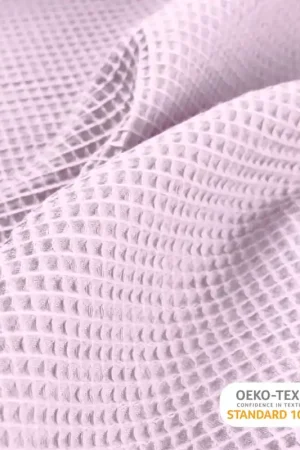 Wafel katoen lila Finale Uitverkoop