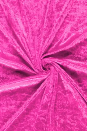Velours de panne fuchsia Lage Prijs