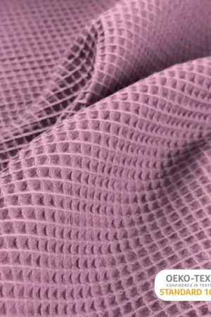 Wafel katoen donker oudroze Hoge Kwaliteit