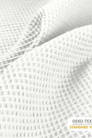 Wafel katoen ecru Op = Op