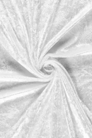 Velours de panne wit Laatste Versie