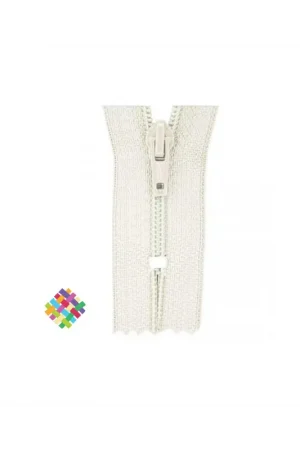 50 cm Ykk nylon rits ecru Weekendaanbieding