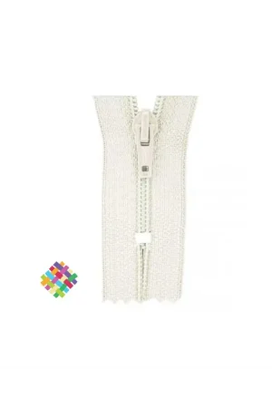 25 cm Ykk nylon rits ecru Koopje