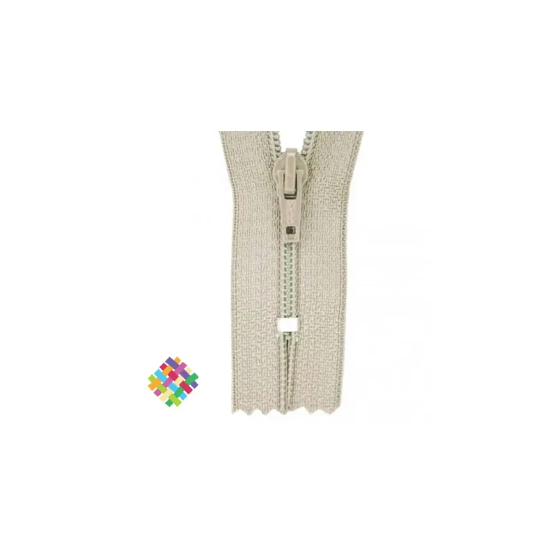 20 cm Ykk nylon rits beige Alleen Vandaag