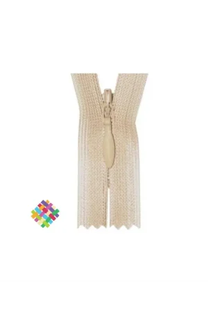 20 cm Ykk blinde rits niet deelbaar beige Direct Beschikbaar