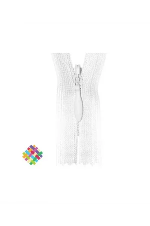 60 cm Ykk blinde rits niet deelbaar wit Hoge Kwaliteit