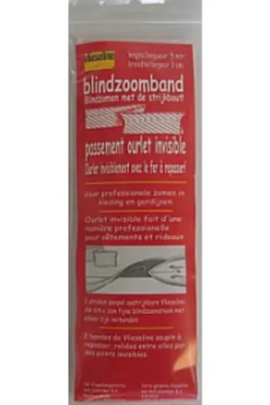 Vlieseline Blindzoomband wit 2cmx5m Superprijs