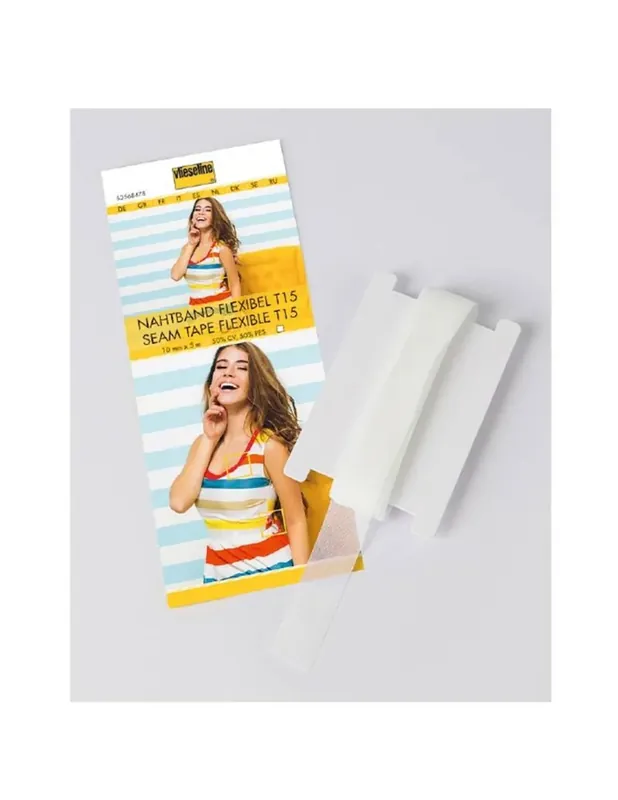 Alleen Vandaag Vlieseline flexibel Naadband Wit 1.5cmx5m