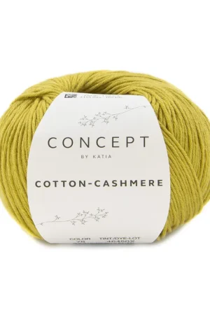 Weekendaanbieding Cotton Cashmere Kleurnummer 78 - Licht pistache